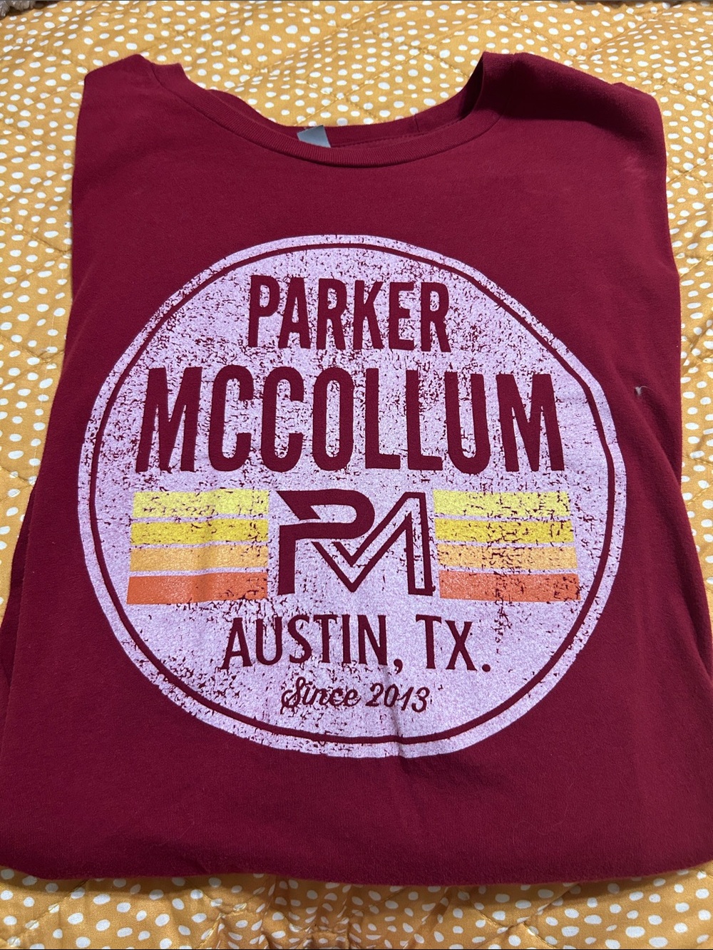 Parker McCollum Maroon Graphic Tee